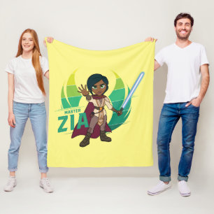 Young Jedi Adventures Master Zia Fleece Blanket