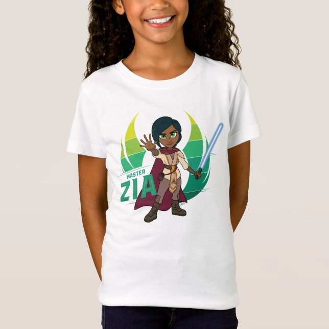Young Jedi Adventures Master Zia T-Shirt (Front)