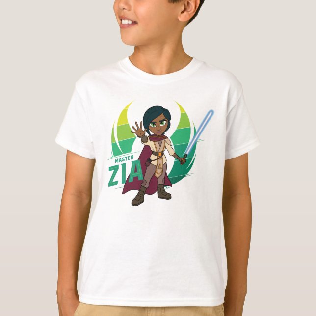 Young Jedi Adventures Master Zia T-Shirt (Front)