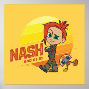 Young Jedi Adventures Nash & RJ-83 Poster