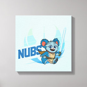 Young Jedi Adventures Nubs Canvas Print