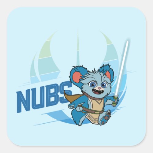 Young Jedi Adventures Nubs Square Sticker