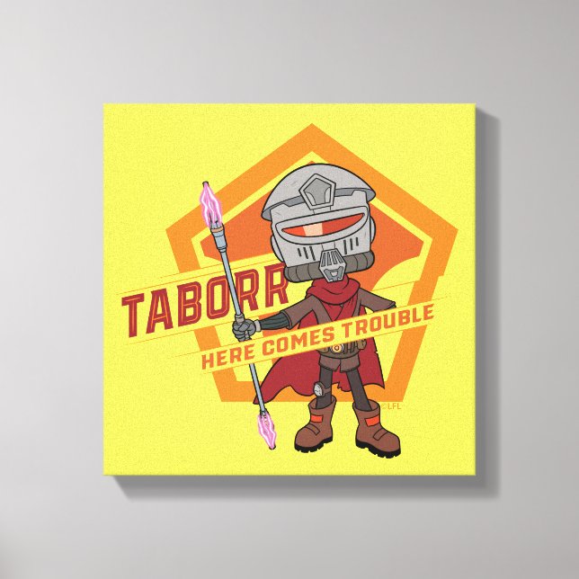 Young Jedi Adventures Taborr Canvas Print (Front)