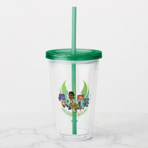Young Jedi Adventures - The Force Is With Us Acrylic Tumbler