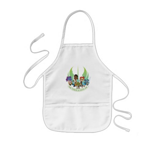 Young Jedi Adventures _ The Force Is With Us Kids Apron