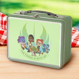 Young Jedi Adventures - The Force Is With Us Metal Lunch Box