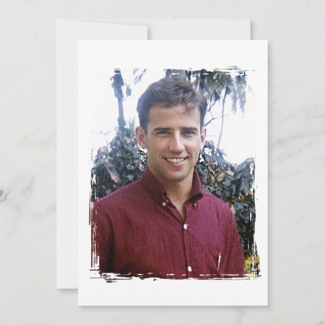 Young Joe Biden inauguration Holiday Card (Front)