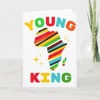 Young King Colorful African American Black History Card