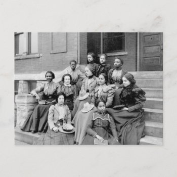 Young Ladies At Fisk  1890s Postcard by Photoblog at Zazzle