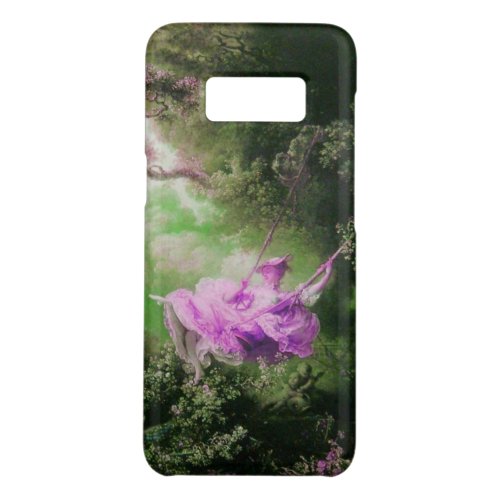 YOUNG LADY AND SWING IN NATURE Green Purple Violet Case_Mate Samsung Galaxy S8 Case