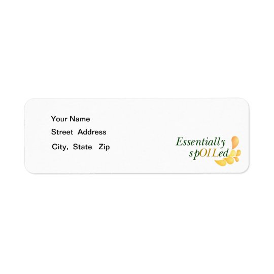 Young Living Business Return Address Labels