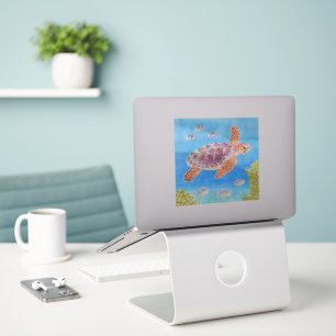 Young Loggerhead Sea Turtle Sticker