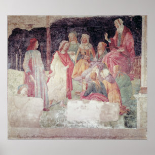 Young Man Greeted by Seven Liberal Arts Poster