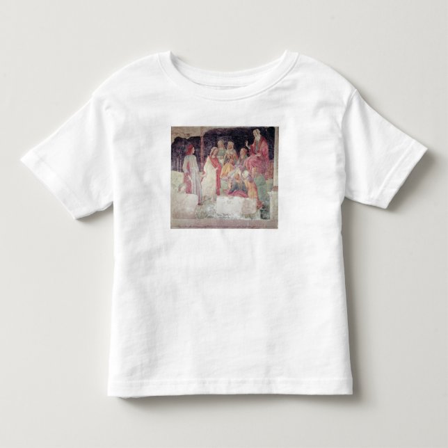 Young Man Greeted by Seven Liberal Arts Toddler T-shirt (Front)