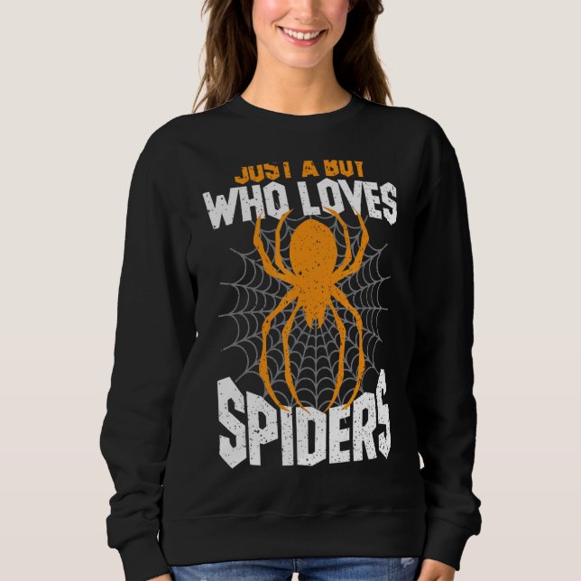 Young Man Spider Owner Just A Boy Who Loves Spider Sweatshirt (Front)