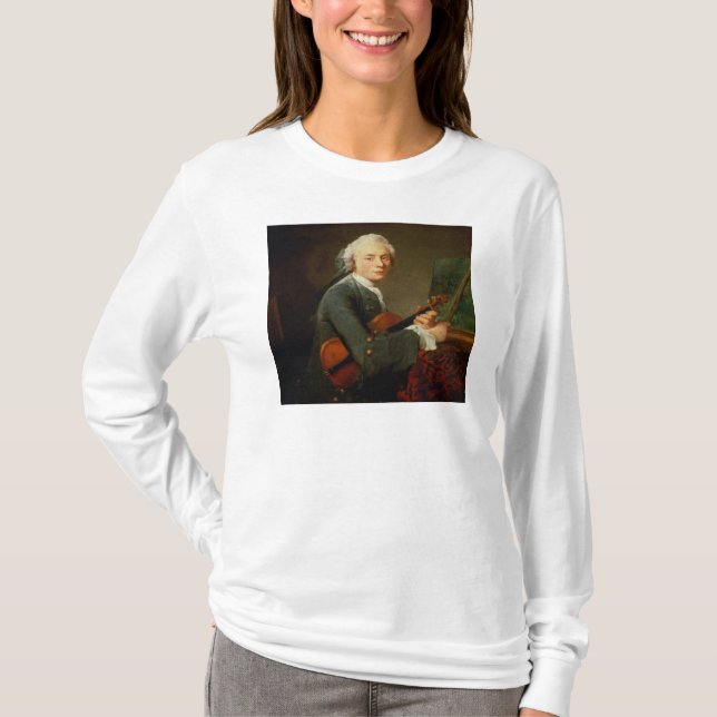 Young Man with a Violin T-Shirt (Front)