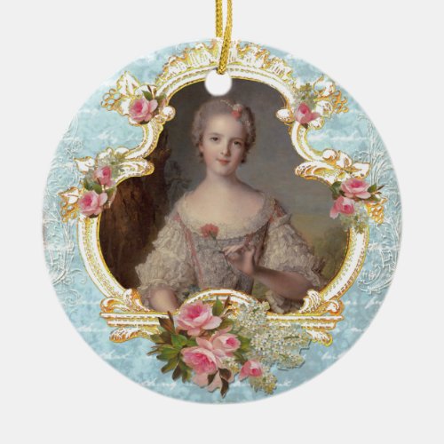 Young Marie Antoinette Christmas Ornament