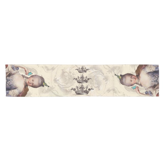 Young Marie Antoinette french chic Table Runner (Horizontal)