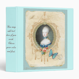 Young Marie Antoinette with Butterfly Binder Album