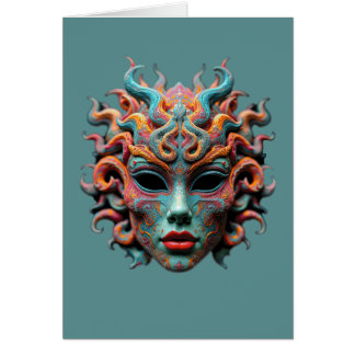 Young Medusa - Psychedelic Mythology Art T-Shirt Cards