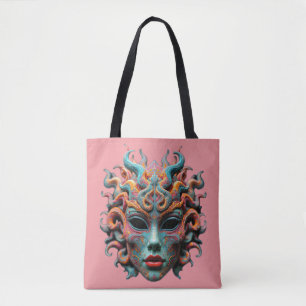 Young Medusa - Psychedelic Mythology Art T-Shirt Tote Bag