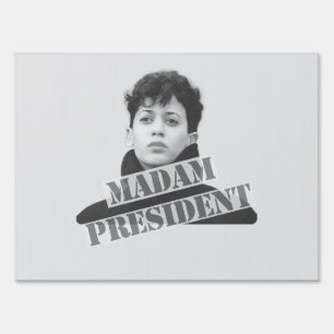 Young Millennial Kamala Harris Sign