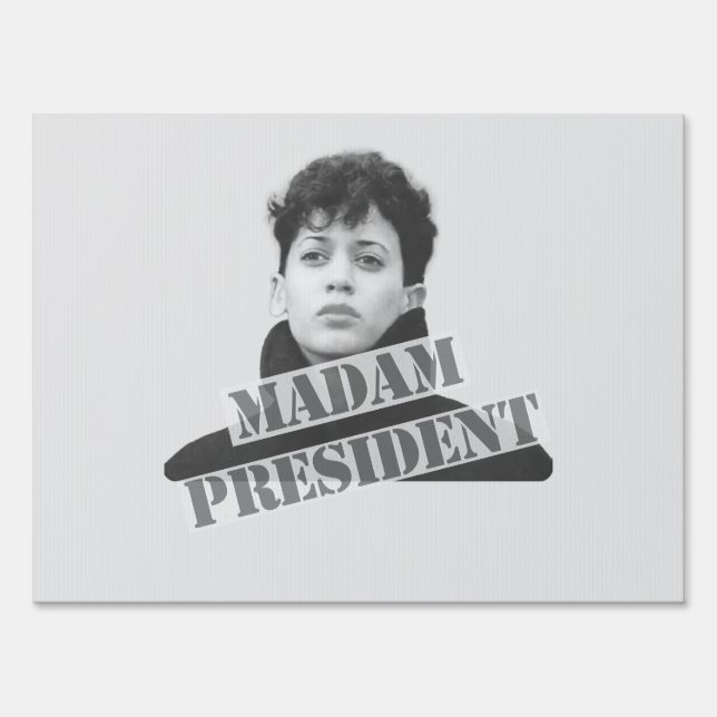 Young Millennial Kamala Harris Sign (Front)