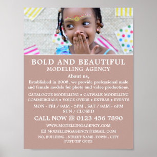Young Model, Modeling Agency, Model Agent Poster