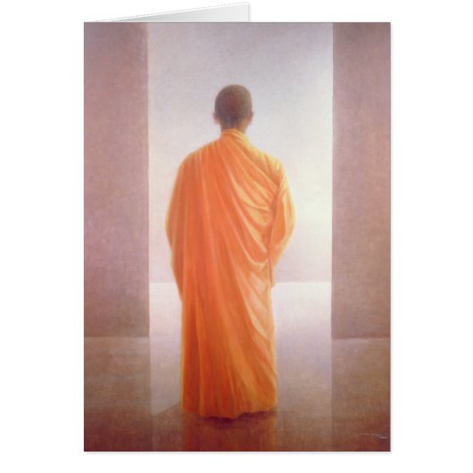 Young Monk back view Vietnam Cards (Front)