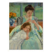 Young Mother Sewing (Front)