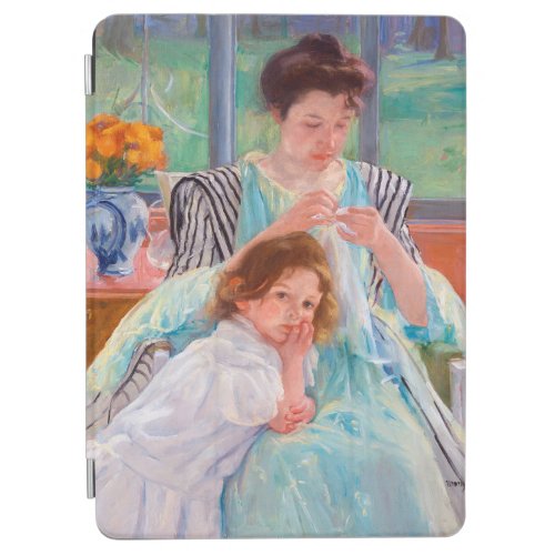 Young Mother Sewing Mary Cassatt iPad Air Cover