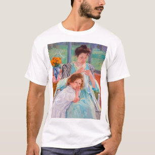 Young Mother Sewing, Mary Cassatt T-Shirt