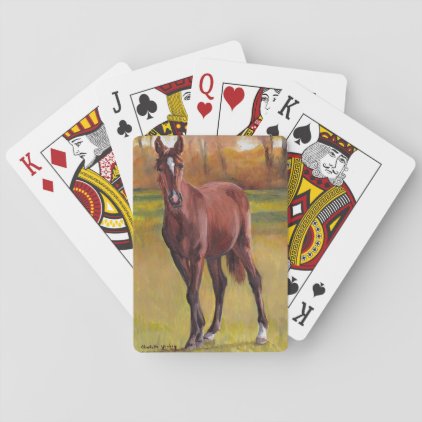 &quot;Young One&quot; Horse Art Playing Cards
