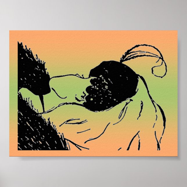 Young or Old Woman Illusion Poster (Front)