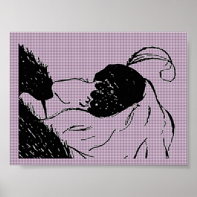 Young or Old Woman Illusion Poster (Front)