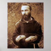 Young Padre Pio Poster | Zazzle