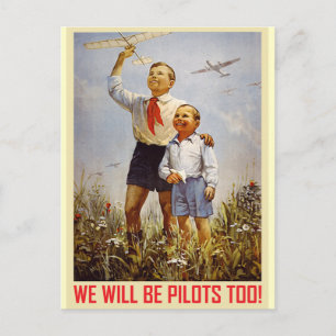 Young Pilots Postcard