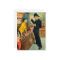 Young policeman is flirting with shopgirl
