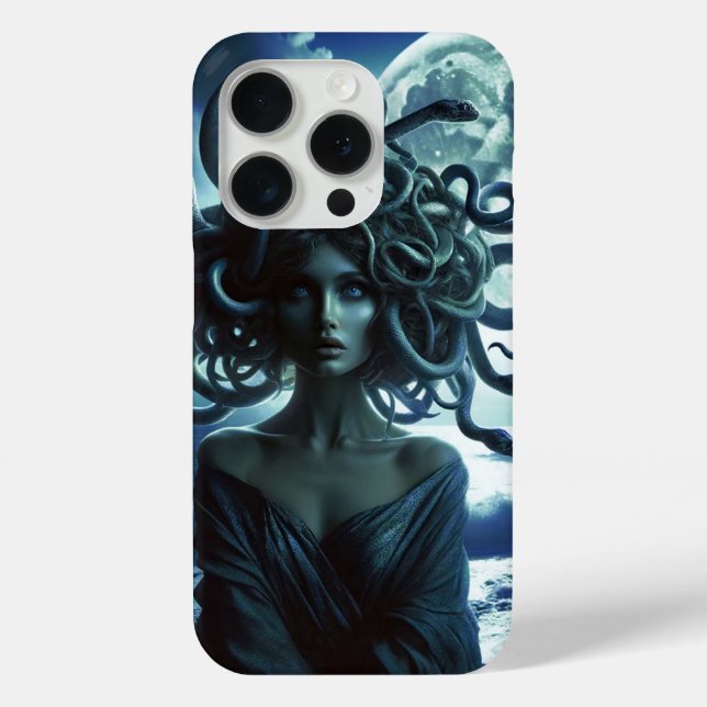 Young Pretty Medusa by the Moon & Ocean Case-Mate iPhone Case (Back)