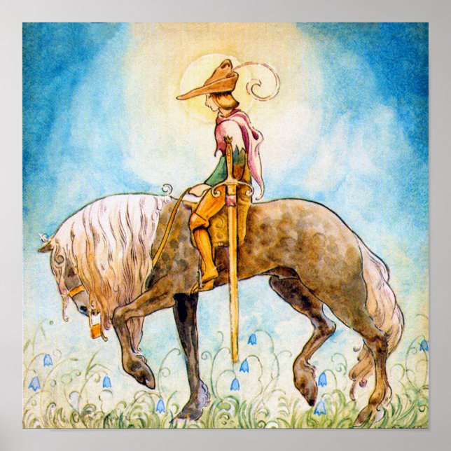 Young Prince on a Horse Poster (Front)