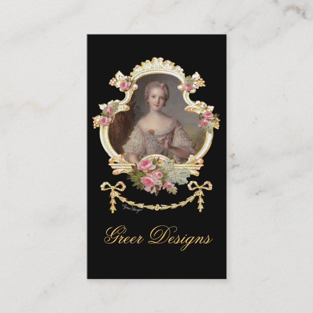 Young Princess Louise Marie of France Business Card (Front)