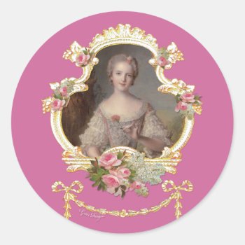 Young Princess Louise Marie Of France Stickers by lapapeteriedeParis at Zazzle