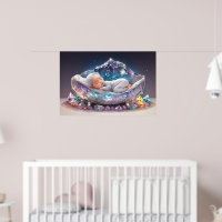 Young Princess Newborn Baby Girl Nursery Art