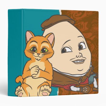 Young Puss & Humpty 3 Ring Binder by pussinboots at Zazzle