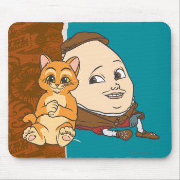 Young Puss & Humpty Mouse Pad by pussinboots at Zazzle