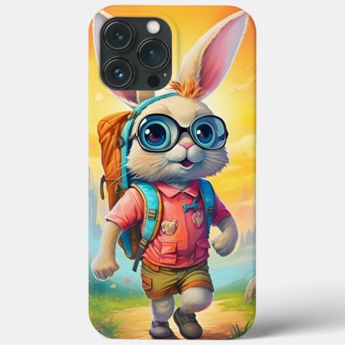 young rabbit adventurer iPhone 13 pro max case
