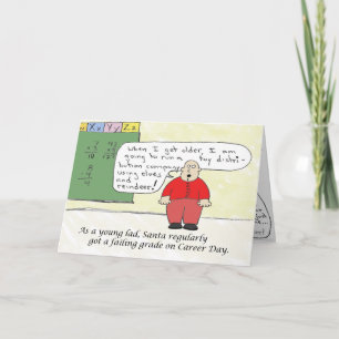 Young Santa Holiday Card