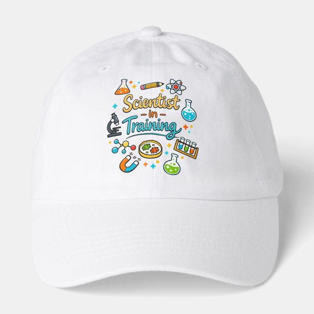 Young Scientist in Training Invitation Hat (Front)