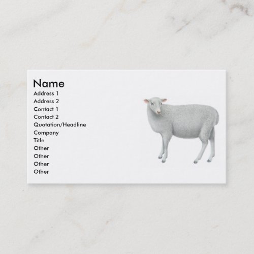Young Sheepp Business Card