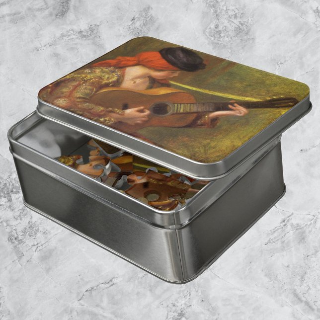 Young Spanish Woman with a Guitar by Pierre Renoir Jigsaw Puzzle (Creator Uploaded)